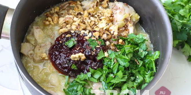 Рецепт супа харчо из курицы