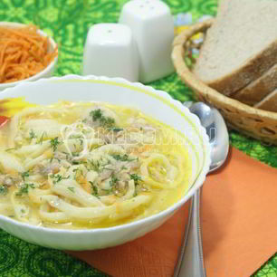 Рецепт Супа куриного с лапшой