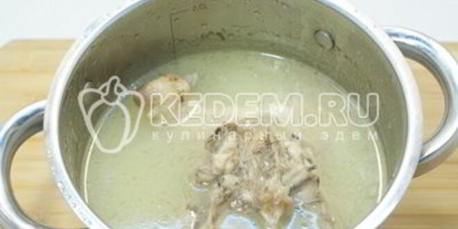 Рецепт супа куриного с лапшой