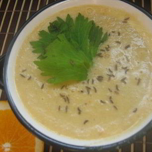 Рецепт Чечевично-апельсинового суп-пюре