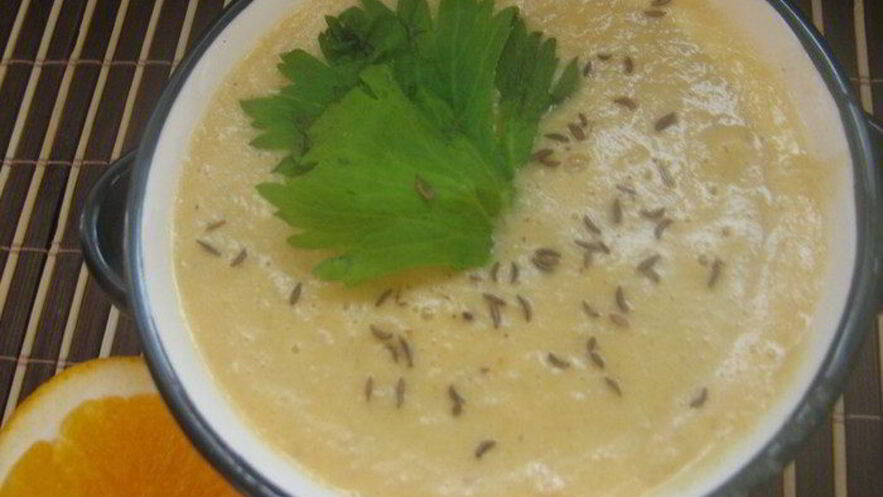Рецепт чечевично-апельсинового суп-пюре