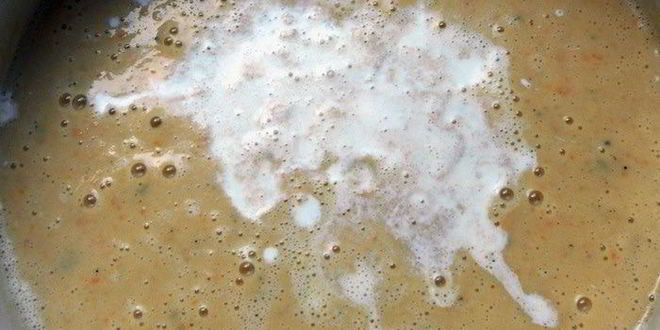 Рецепт чечевичного супа-пюре с лисичками