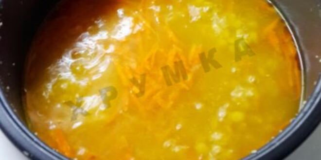 Рецепт горохового супа-пюре в мультиварке