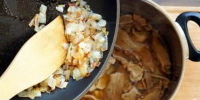 Рецепт грибного супа-пюре из сушеных грибов