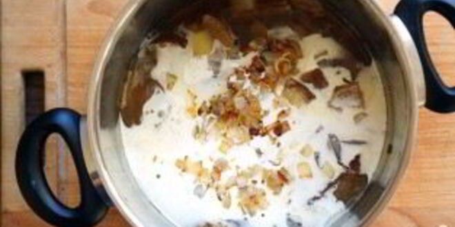 Рецепт грибного супа-пюре из сушеных грибов