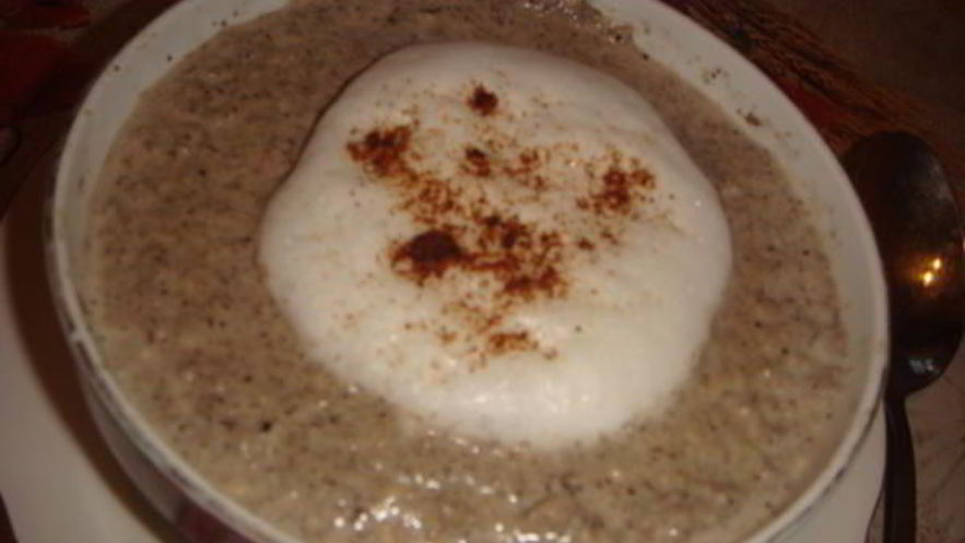 Рецепт грибного супа-пюре капучино