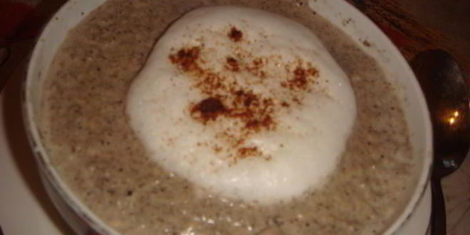 Рецепт грибного супа-пюре капучино