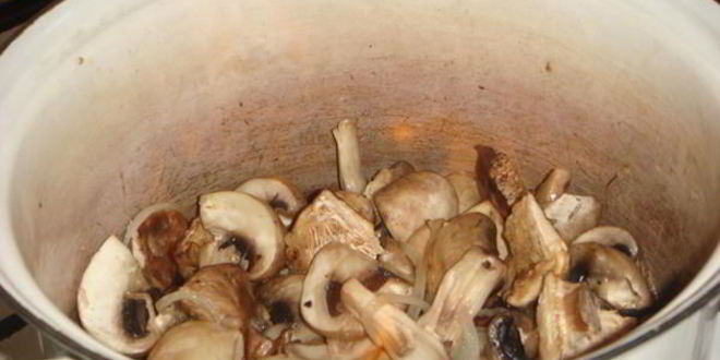 Рецепт грибного супа-пюре капучино