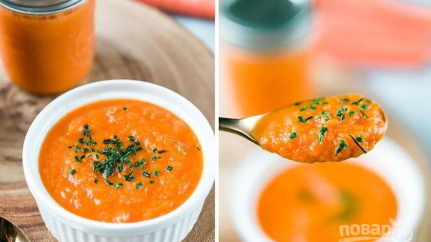 Рецепт морковного супа-пюре в мультиварке