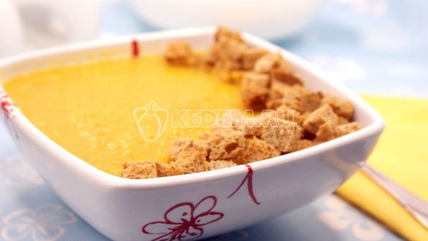 Рецепт морковного супа пюре