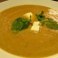 Рецепт Нежного супа-пюре биск из овощей и каштанов