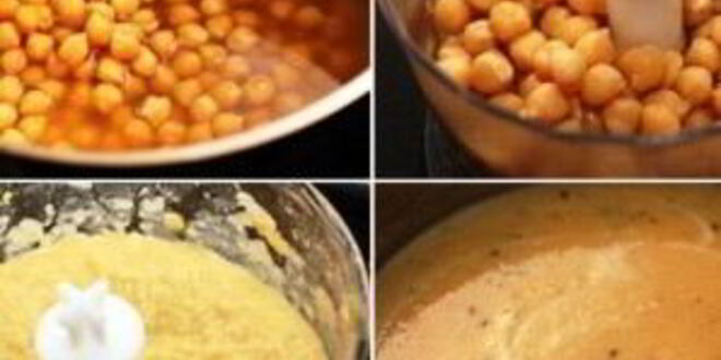 Рецепт пряного супа-пюре из нута