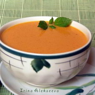 Рецепт Сливочного супа-пюре с семгой