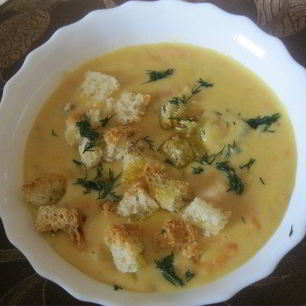 Рецепт Супа-пюре горохового с копченостями