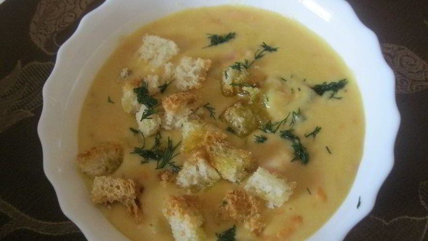 Рецепт супа-пюре горохового с копченостями