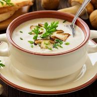 Рецепт Супа пюре грибной с сыром
