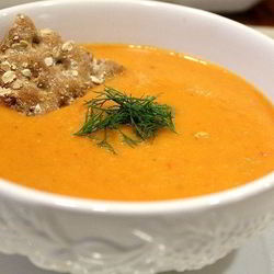 Рецепт Супа-пюре из баклажанов со сливками