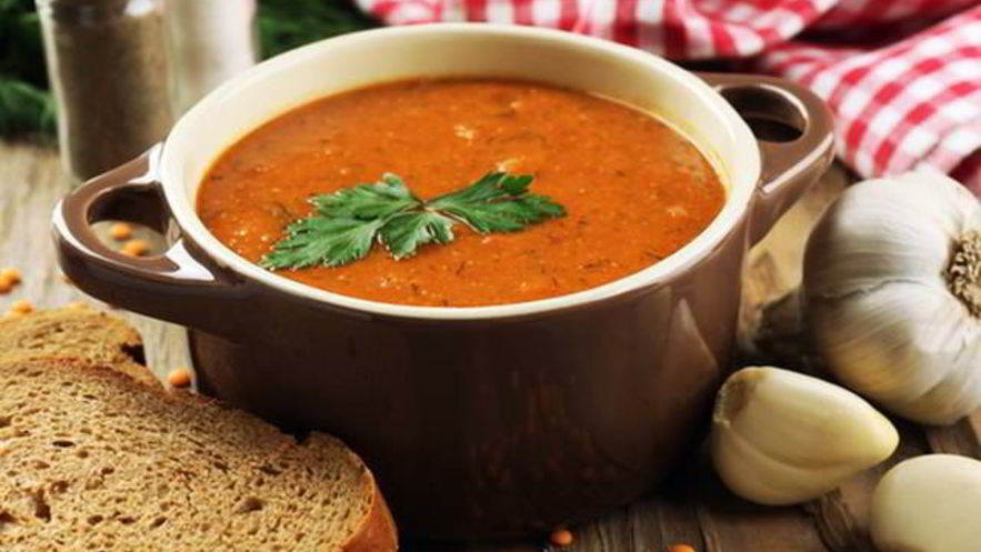 Рецепт супа-пюре из чечевицы с овощами