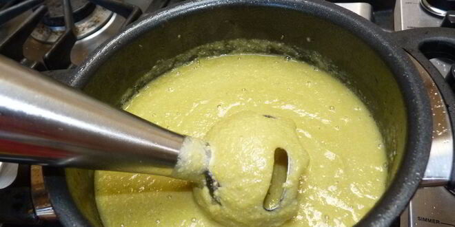 Рецепт супа-пюре из консервированного горошка