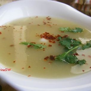 Рецепт Супа-пюре из корня и стеблей сельдерея