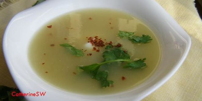 Рецепт супа-пюре из корня и стеблей сельдерея