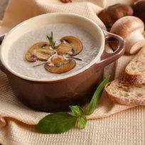 Суп-пюре из шампиньонов