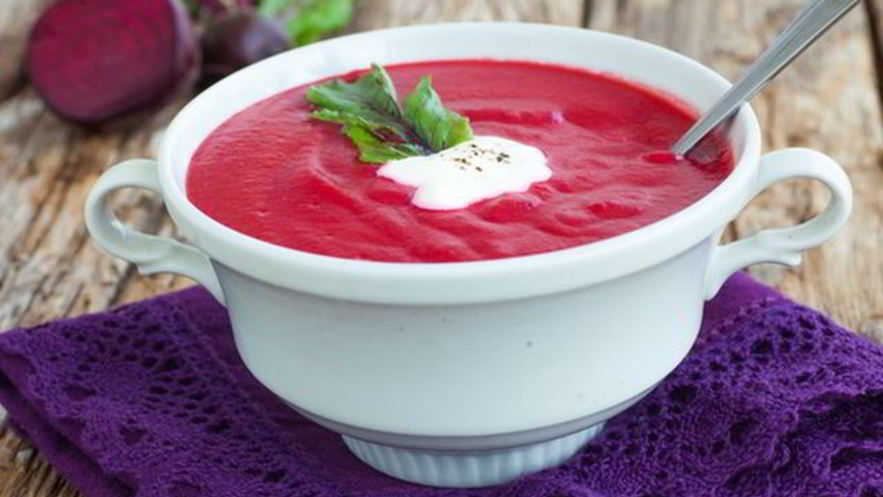 Рецепт супа-пюре из свеклы