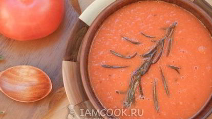Рецепт Супа пюре из томатного сока