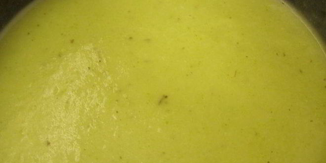 Рецепт супа-пюре из цукини с мятой