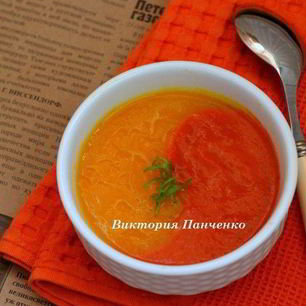 Рецепт Супа-пюре из тыквы и болгарского перца