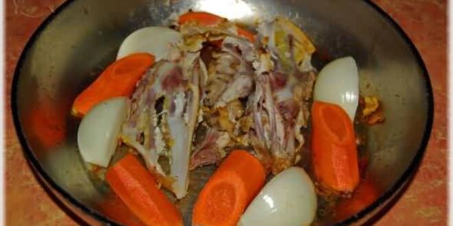 Рецепт супа-пюре из тыквы с курицей и зеленым горошком