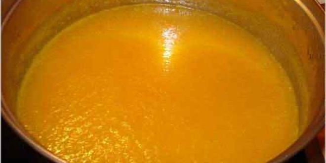 Рецепт супа-пюре из тыквы с мускатным орехом