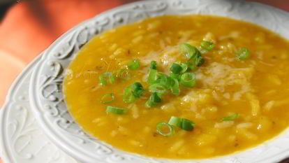 Рецепт Супа-пюре из тыквы с рисом