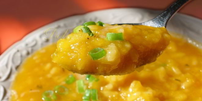 Рецепт супа-пюре из тыквы с рисом