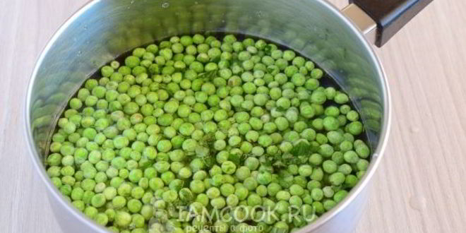 Рецепт супа-пюре из замороженного зеленого горошка