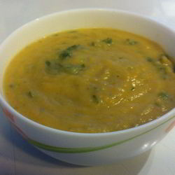 Рецепт Супа-пюре с имбирем, сельдереем и кокосовым молоком