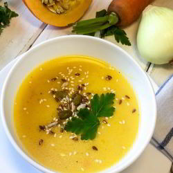 Рецепт Супа-пюре с запеченной тыквой