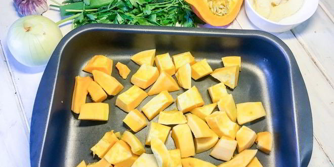 Рецепт супа-пюре с запеченной тыквой