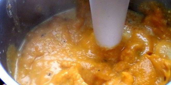 Рецепт тыквенного супа-пюре со шпинатом