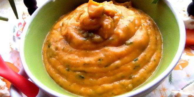 Рецепт тыквенного супа-пюре со шпинатом