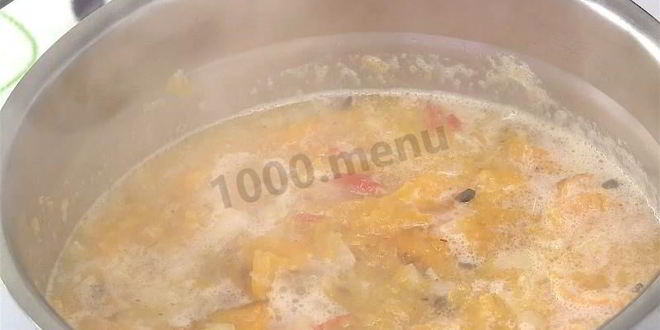 Рецепт витаминного супа пюре из тыквы с чили