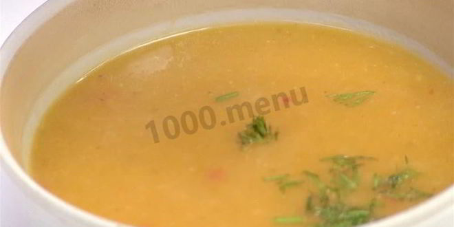 Рецепт витаминного супа пюре из тыквы с чили