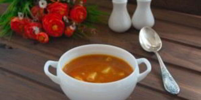 Рецепт супа с макаронами и мясом