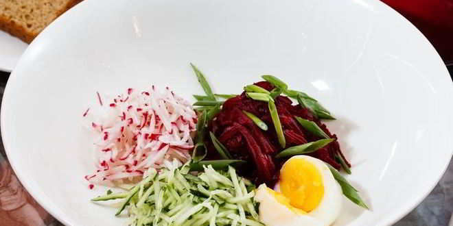 Рецепт холодного свекольника