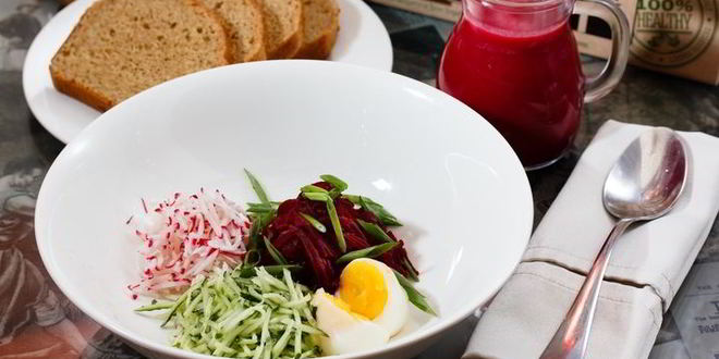 Рецепт холодного свекольника