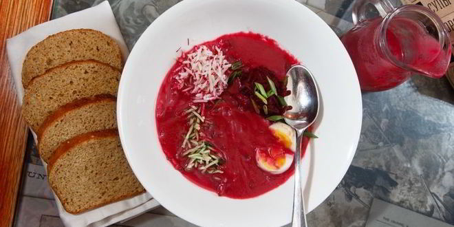 Рецепт холодного свекольника