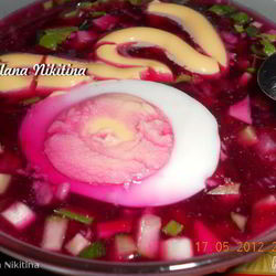 Рецепт Свекольника холодного