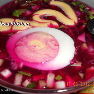 Рецепт Свекольника холодного