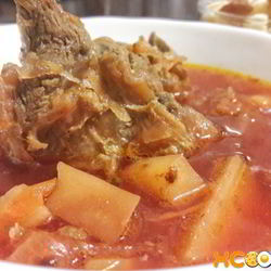 Рецепт Свекольника классического с мясом