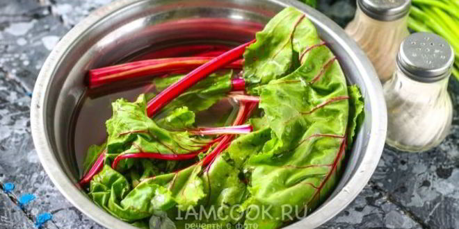 Рецепт свекольника с ботвой